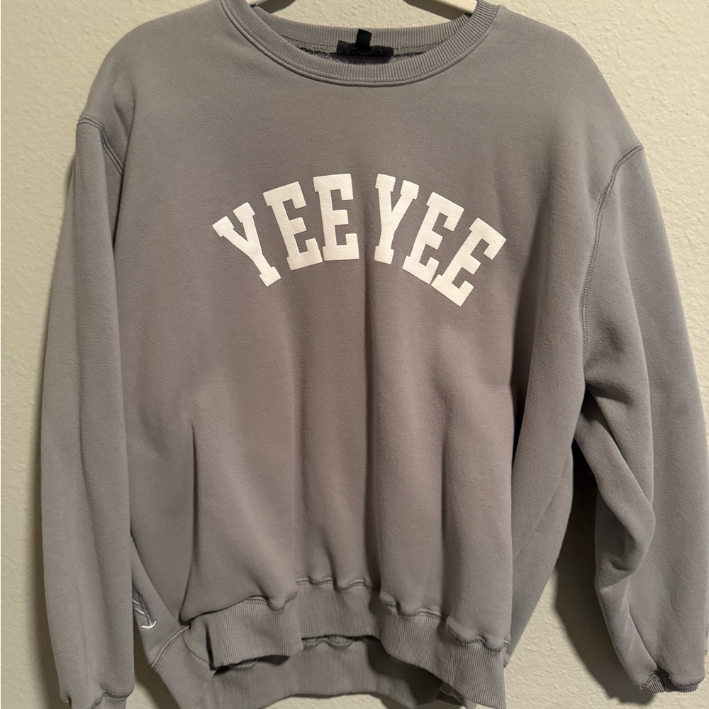 Gray Crew Neck Sweater